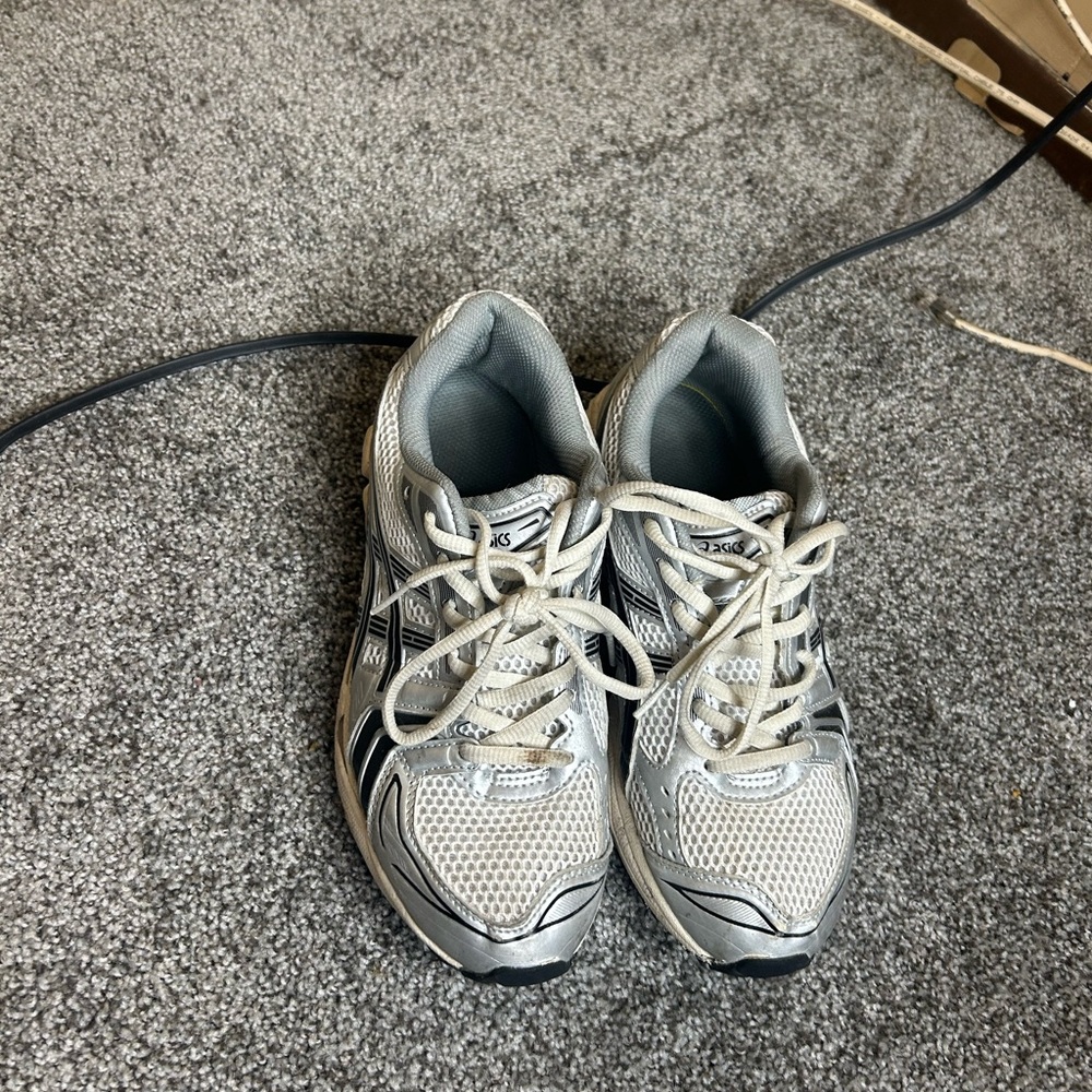 ASICS Gray and Black Athletic Sneakers